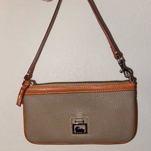 Dooney & Burke Tan Wristlet..
